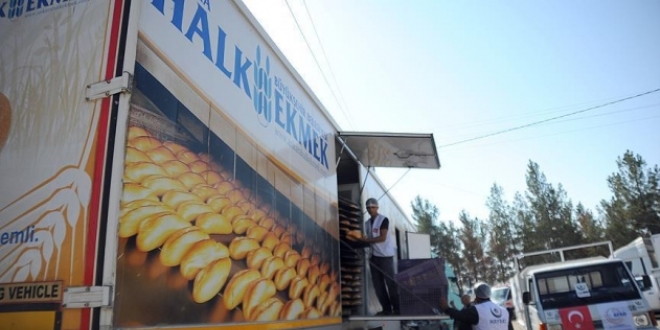 Türkiye'den Cerablus'a ekmek fırını