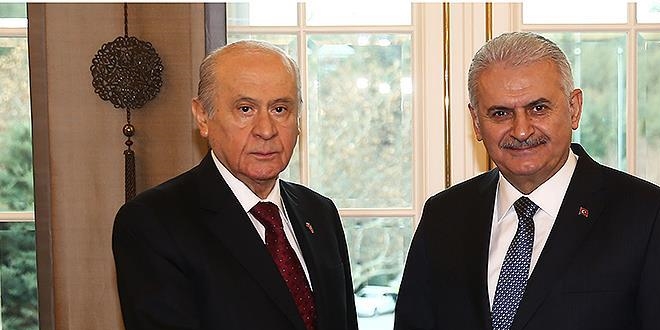 Başbakan Yıldırım ile MHP Lideri Bahçeli bir araya gelecek