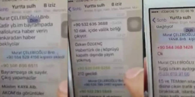 Darbecilerin diğer Whatsapp grubu ortaya çıktı