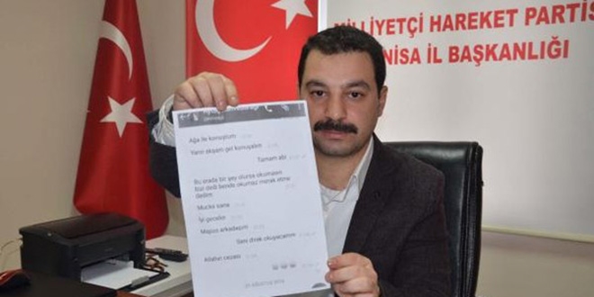 MHP Manisa İl Başkanı: Bana kumpas kurdular
