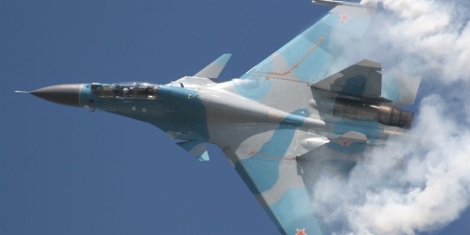 Rus jetleri ilk kez El-Bab'da DEAŞ'ı vurdu