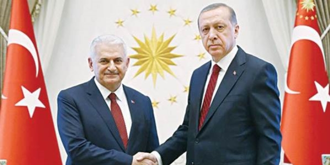Erdoğan, Başbakan Yıldırım'ı kabul etti