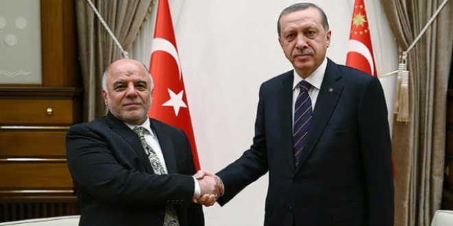Cumhurbaşkanı Erdoğan, İbadi ile görüştü