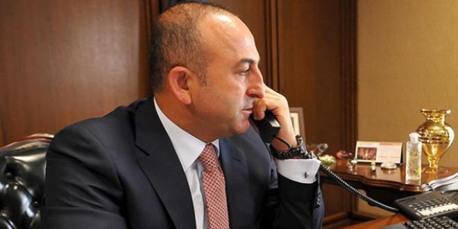 Bakan Çavuşoğlu'ndan telefon diplomasisi
