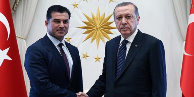 Cumhurbaşkanı Erdoğan, KKTC Başbakanı ile bir araya geldi