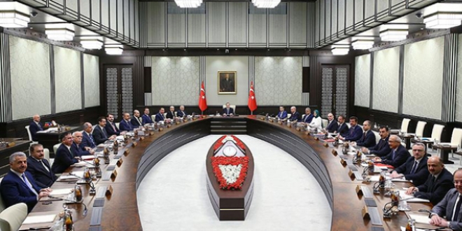 Bakanlar Kurulu, Erdoğan başkanlığında toplandı