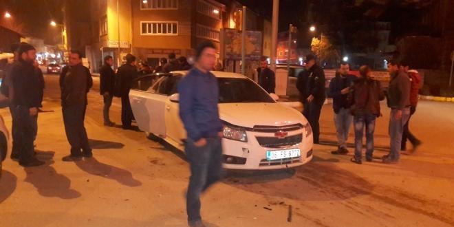 orum'da trafik kazas: 3' ocuk 8 kii yaraland