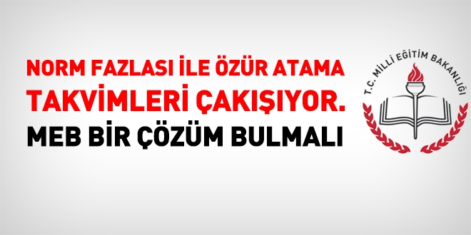 MEB, norm fazlası atamalarını durdurmalıdır