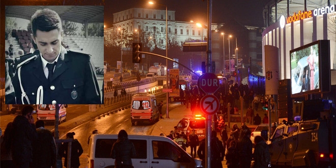 Beşiktaş'taki saldırıda yaralanan polis memuru şehit oldu