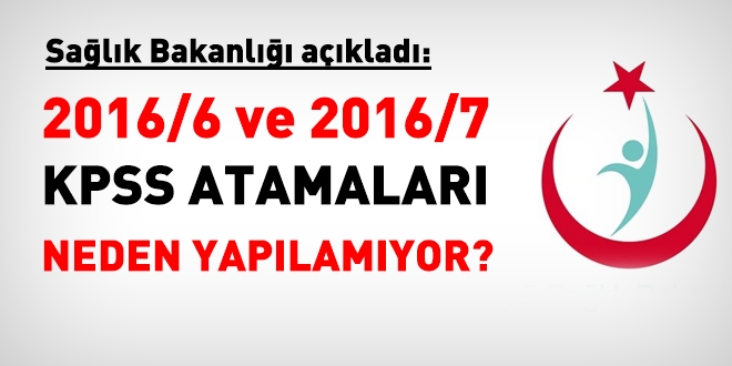2016/6 ve 2016/7 KPSS atamaları, güvenlik soruşturmalarından dolayı gecikiyor