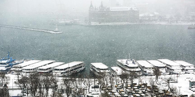 stanbul'da kar etkisini artrd