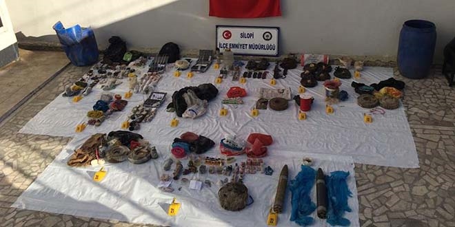 Şırnak'ta PKK'ya ait çok sayıda mühimmat ele geçirildi