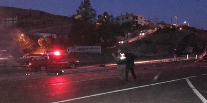 Bayburt'ta zincirleme trafik kazası: 3 ölü, 5 yaralı