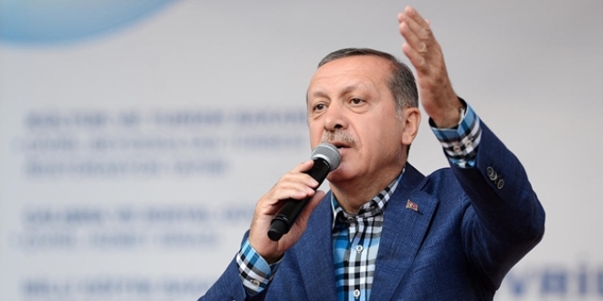 Cumhurbaşkanı Erdoğan'dan şehit ailesine taziye telgrafı