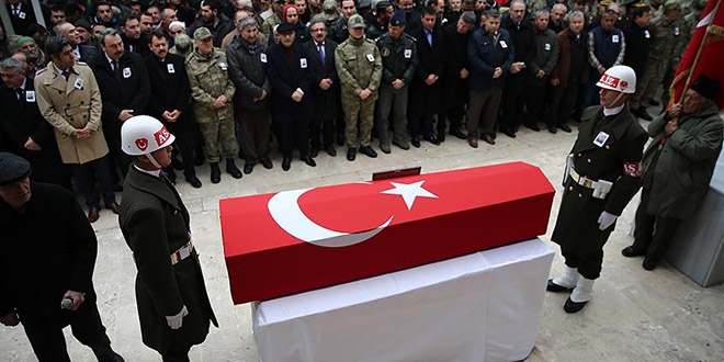 Şehit astsubay Keskin, son yolculuğuna uğurlandı