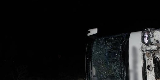 Bilecik'te yolcu otobüsü şarampole uçtu