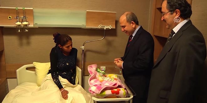 FETÖ'den devralınan hastanede ilk bebek doğdu