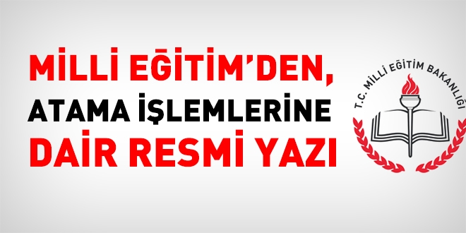 MEB'den, kurumlar arası nakil, açıktan atama ve muvafakat işlemleri hakkında açıklama