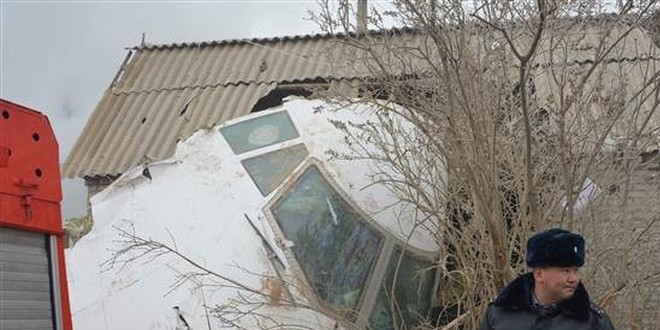 Bişkek'te düşen kargo uçağının ikinci kara kutusu da bulundu