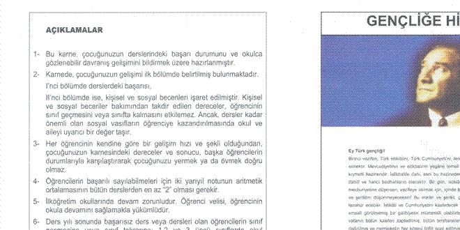 Evde eğitim alan öğrenciye evde karne