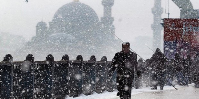 İstanbul'a kar geliyor