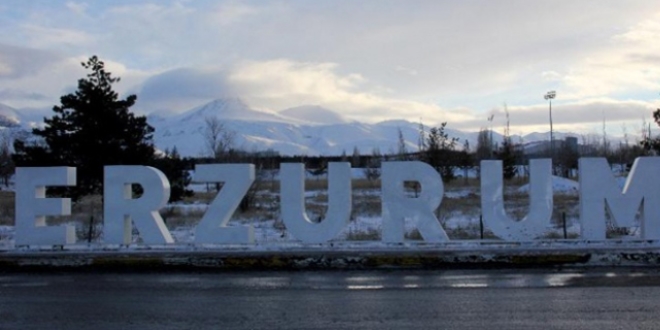 Erzurum'da souklar Sibirya'y katlad