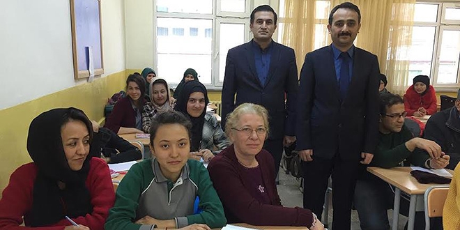 'Savaşın çocukları'na özel sınıfta Türkçe eğitimi