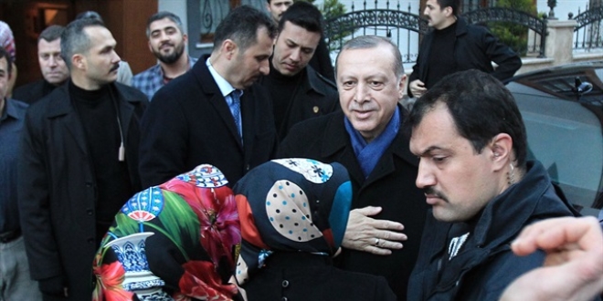 Erdoğan'dan 15 Temmuz gazisinin ailesine ziyaret