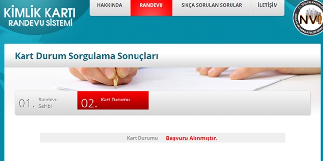 Çipli kimlik başvuru sorgulaması, böyle olur mu?