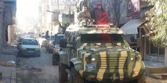 İşte, ABD'nin Suriye'de PYD'ye gönderdiği zırhlı araçlar