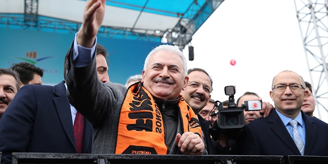 Başbakan Yıldırım dronsavar ile korundu