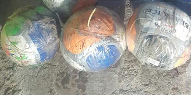 Voleybol topuna bomba tuzaklanmış