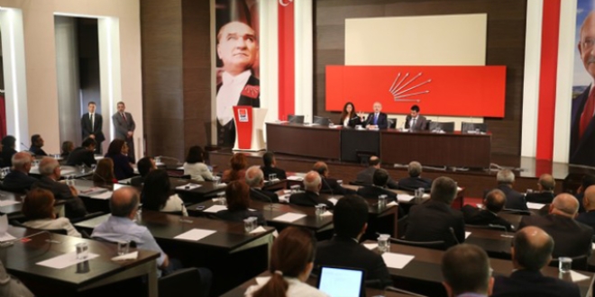 CHP PM cuma günü toplanacak