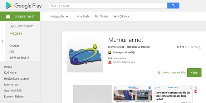 Memurlar.net'in yeni Android uygulaması yayında