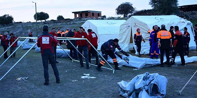 Çanakkale'de vatandaşlar için konteyner kent kuruluyor