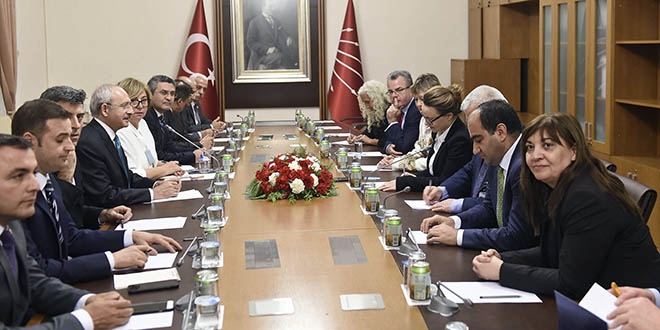 Kılıçdaroğlu, Alman heyetini kabul etti