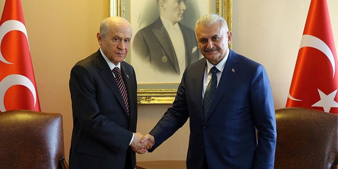 Yıldırım ile Bahçeli arasındaki kritik görüşme sona erdi