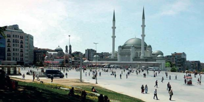 Taksim'e yapılacak camiye ruhsat verildi