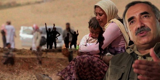 PKK Suriye'de halkı sürgün ediyor