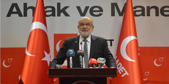 Saadet Partisi: Trkiye, Suriye problemini Amerika ile zemez