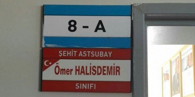 Dersliklere 15 Temmuz ehitlerinin ismi verildi