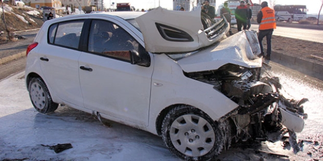 Yozgat'ta trafik kazası: 4 yaralı