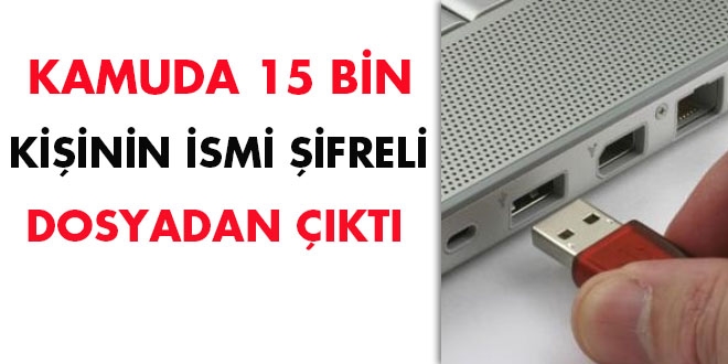 Kamuda 'Mazi' şoku: 15 bin 500 kişinin ismi şifreli dosyadan çıktı