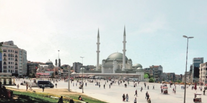 Vakıflar: Bu alanda 2. Mahmut Vakfı'nın hayratı Taksim Mescidi var