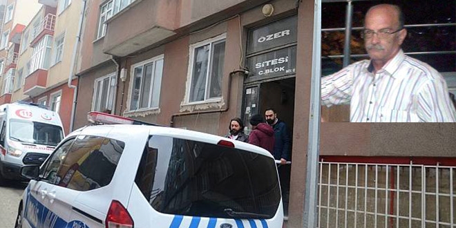 Emekli zabıta memuru apartman boşluğunda ölü bulundu