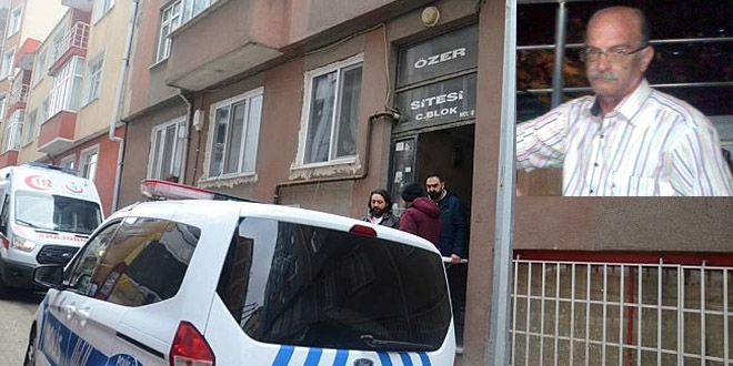 Emekli zabta memuru apartman boluunda l bulundu