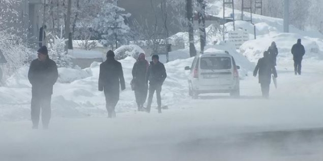 Ağrı'da sıfırın altında 30 derece görüldü