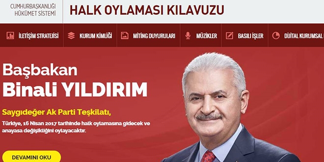 AK Parti'den halk oylamasna zel web sitesi