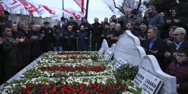 Necmettin Erbakan kabri başında anıldı