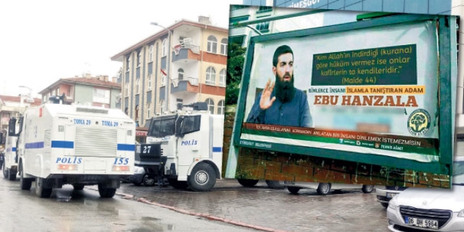 Ankara'da 'Ebu  Hanzala' alarm